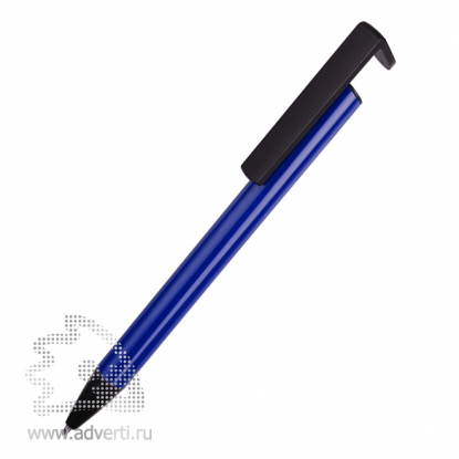 Ручка-подставка шариковая Кипер Металл, синяя