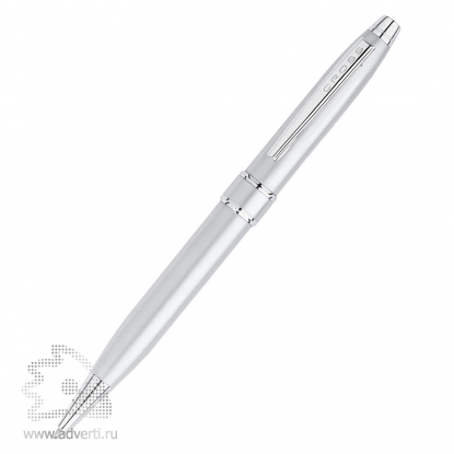 Шариковая ручка Stratford, матовый серебристый
