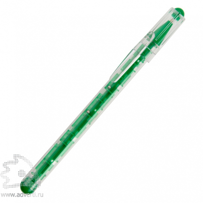 Ручка шариковая Лабиринт, зеленая