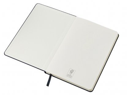Бизнес-блокнот А5 С3 soft-touch с магнитным держателем для ручки, черный