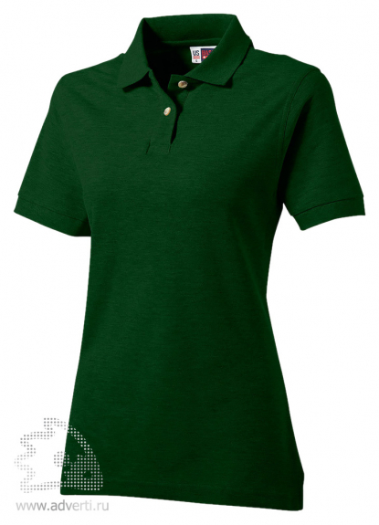 Рубашка поло Boston, женская, темно-зеленая