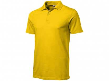 Рубашка поло First, мужская, жёлтая