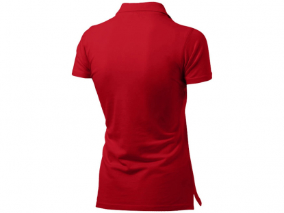 Рубашка поло First, женская, красная, сзади