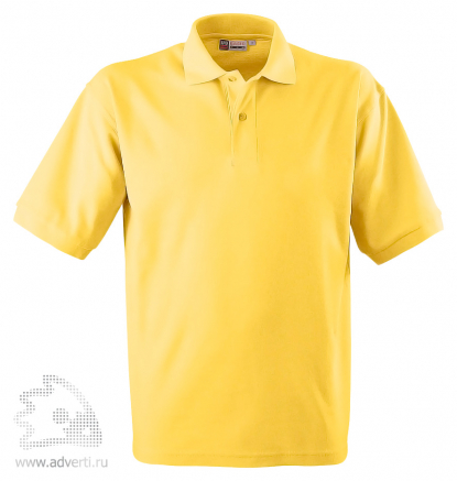 Рубашка поло Boston, мужская, светло-желтая
