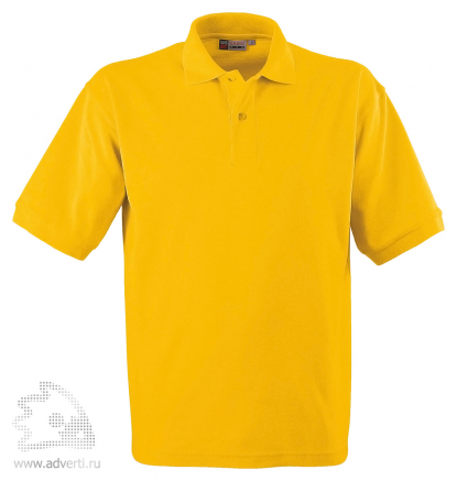 Рубашка поло Boston, мужская, ярко-желтая