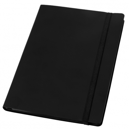 Ежедневник A5 недатированный Dante в мягком переплёте soft-touch, чёрный