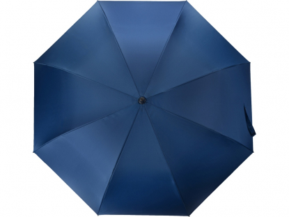 Зонт-трость Lunker с куполом диаметром 135 см, синий, купол