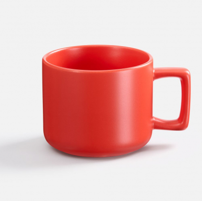 Чашка Jumbo в коробке матовая, красная