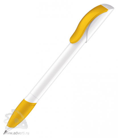 Шариковая ручка Hattrix Polished Basic + Softgriffzone, желтая