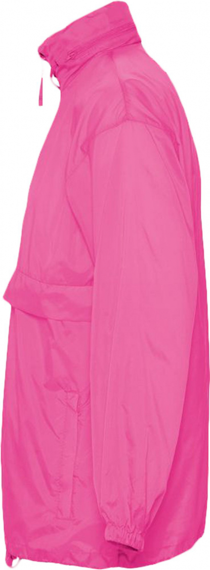 Ветровка Surf 210, унисекс, розовая, вид сбоку