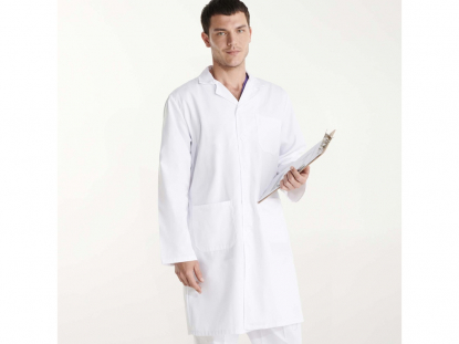 Халат Vaccine, унисекс, белый