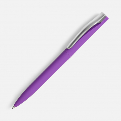 Шариковая ручка Pin Soft Touch, фиолетовая