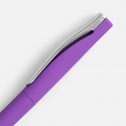 Шариковая ручка Pin Soft Touch, фиолетовая