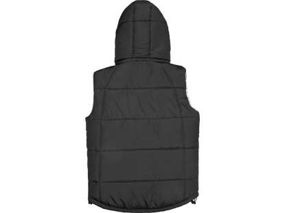 Жилет Vigour с капюшоном, мужской, чёрный, спина