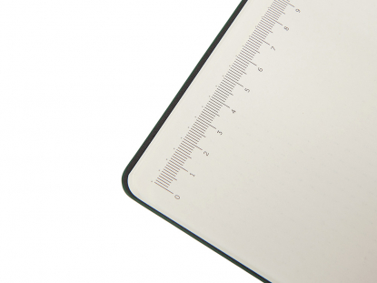 Блокнот А5 с магнитным клапаном в гибкой обложке Chaplin, зеленый