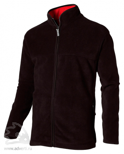 Куртка мужская, Slazenger, черная с красным