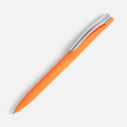 Шариковая ручка Pin Soft Touch, оранжевая