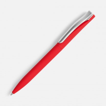 Шариковая ручка Pin Soft Touch, красная