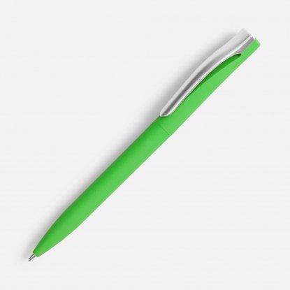 Шариковая ручка Pin Soft Touch, зеленая