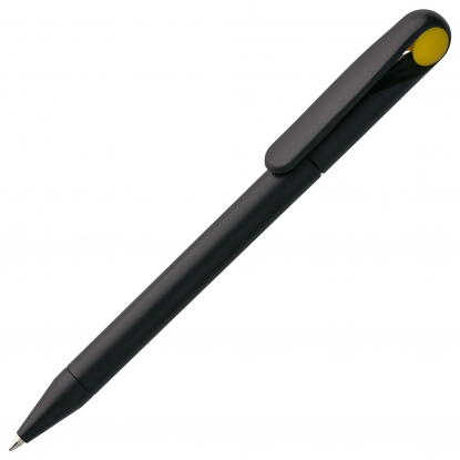 Ручка, черная с желтым