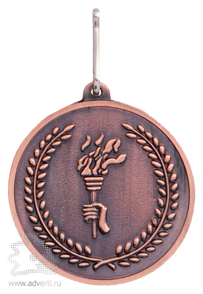 Медаль наградная на ленте, бронза
