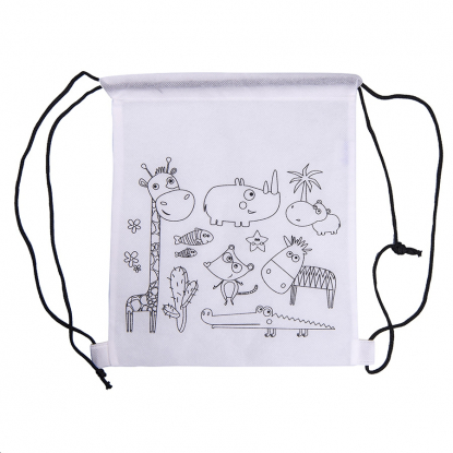 Рюкзак для раскрашивания Wizzy с восковыми мелками (5 шт.), вид спереди
