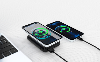 Беспроводное магнитное ЗУ Forsage, 8000 mAh с быстрой проводной (20W) и беспроводной (15W) зарядкой