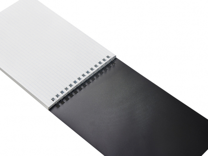 Блокнот А5 в пластиковой обложке, черный