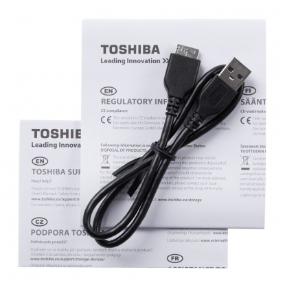 Внешний диск Toshiba Ready, в комплекте