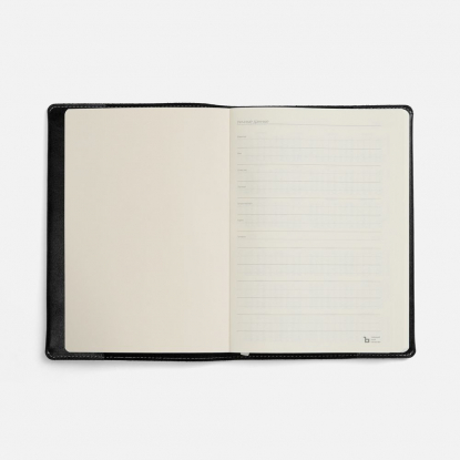 Ежедневник Apache, недатированный, черный