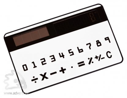 Калькулятор Visa в форме кредитной карты