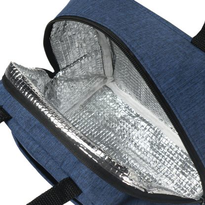 Термосумка EAT, темно-синий меланж