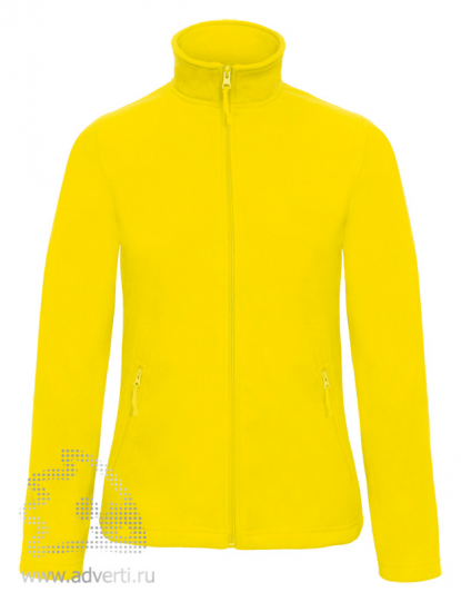 Куртка флисовая ID.501/women, женская, желтая