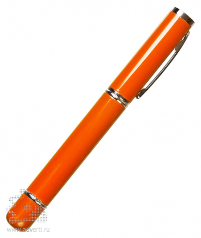 Флешка с ручкой, оранжевая
