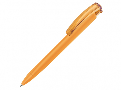 Шариковая ручка трехгранная TRINITY K transparent GUM soft-touch, светло-красная