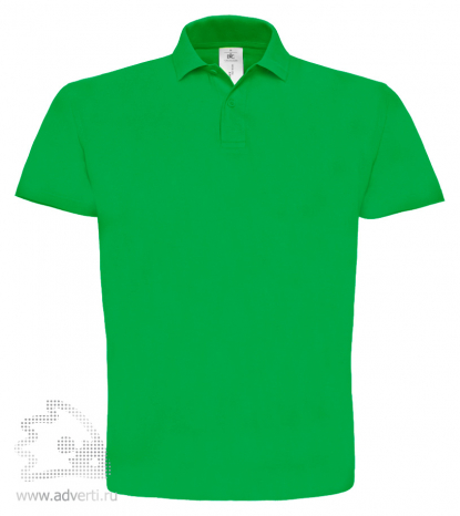 Рубашка поло ID.001, мужская, зеленая