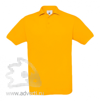 Рубашка поло Safran, мужская, желтая