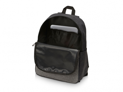 Рюкзак Merit со светоотражающей полосой, темно-серый, пример использования
