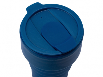 Силиконовый складной стакан GoCup, синий