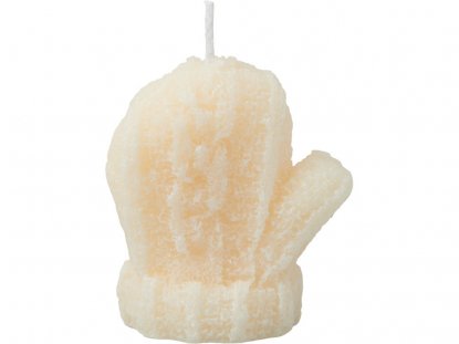 Свеча Рукавичка, молочная