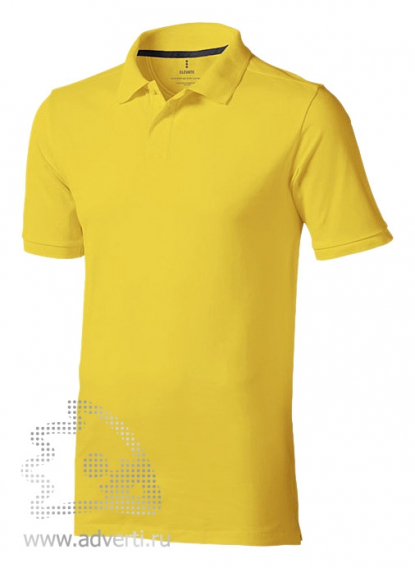 Рубашка поло Calgary, мужская, жёлтая