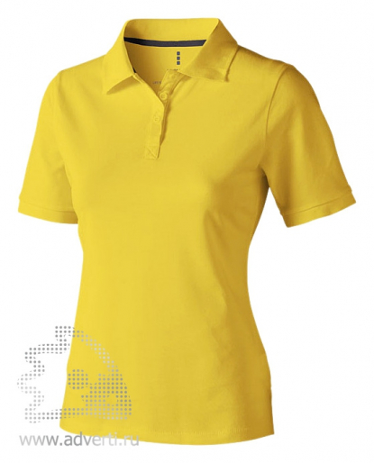 Рубашка поло Calgary, женская, жёлтая