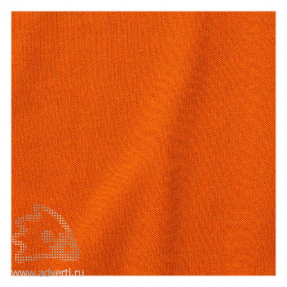 Рубашка поло Calgary, женская, оранжевая, пример ткани