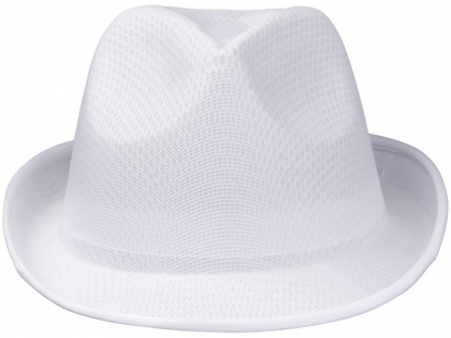 Шляпа Trilby, белая