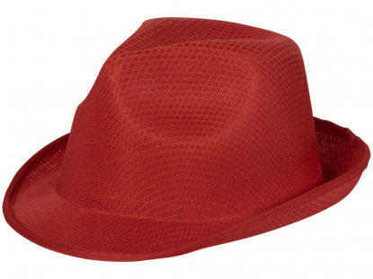 Шляпа Trilby, красная