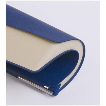 Ежедневник недатированный Альба, А5, синий, гибкий переплёт