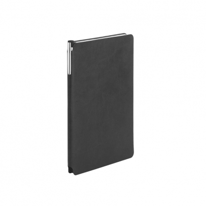 Ежедневник недатированный Альба, А5, чёрный, карман для ручки