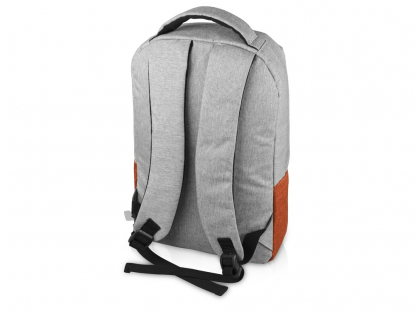 Рюкзак Fiji с отделением для ноутбука, оранжевый, вид сзади