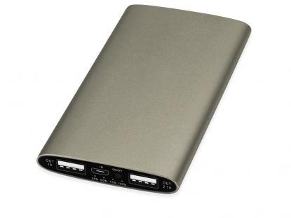 Портативное зарядное устройство Мун, 4400 mAh, бронзовое