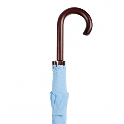 Зонт-трость Standard, голубой, ручка